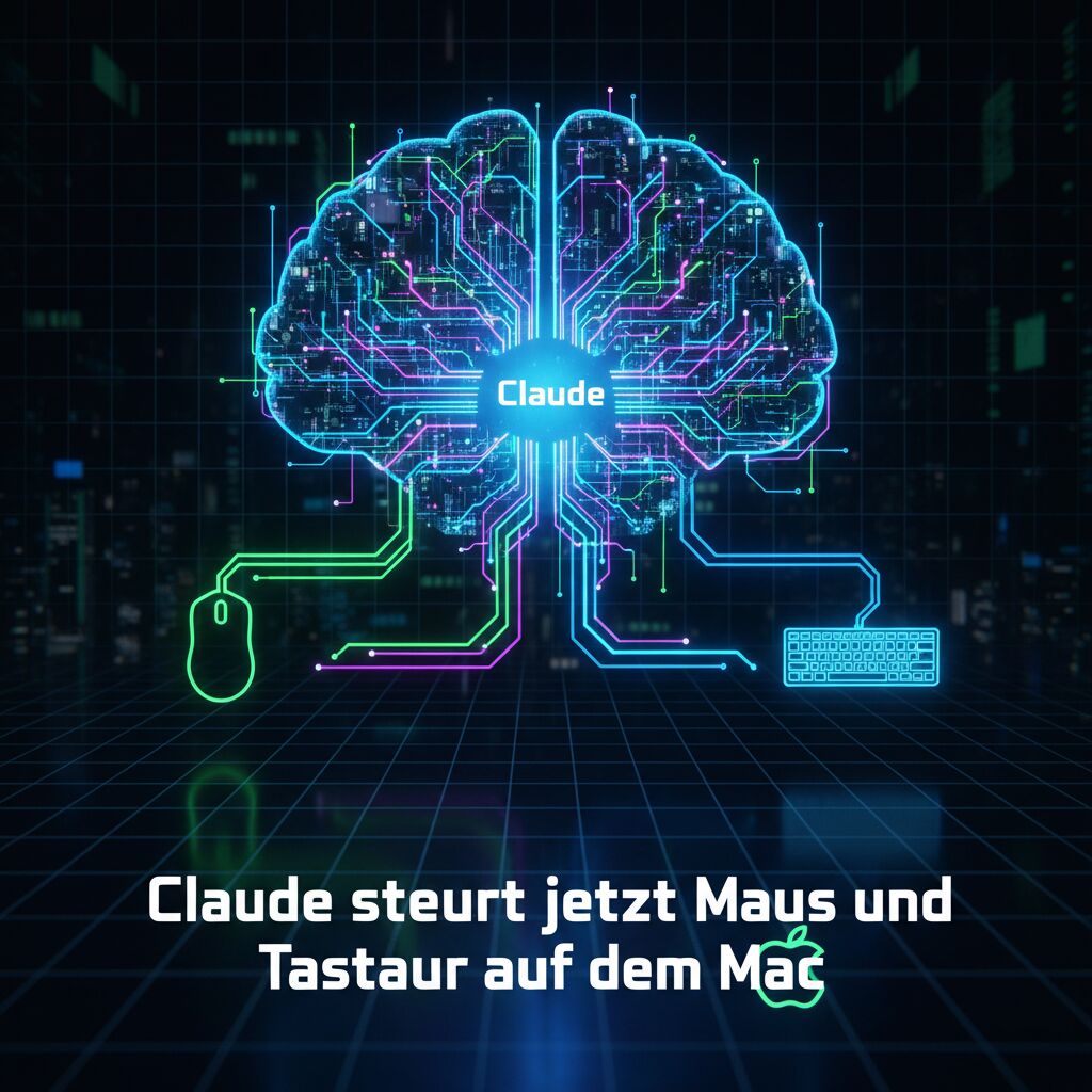Claude steuert jetzt Maus und Tastatur auf dem Mac