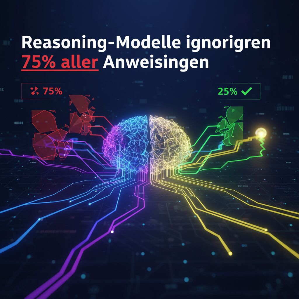Reasoning-Modelle ignorieren 75% aller Anweisungen