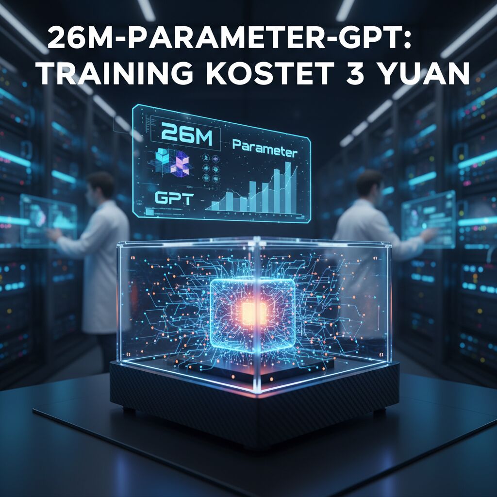 26M-Parameter-GPT: Training kostet 3 Yuan