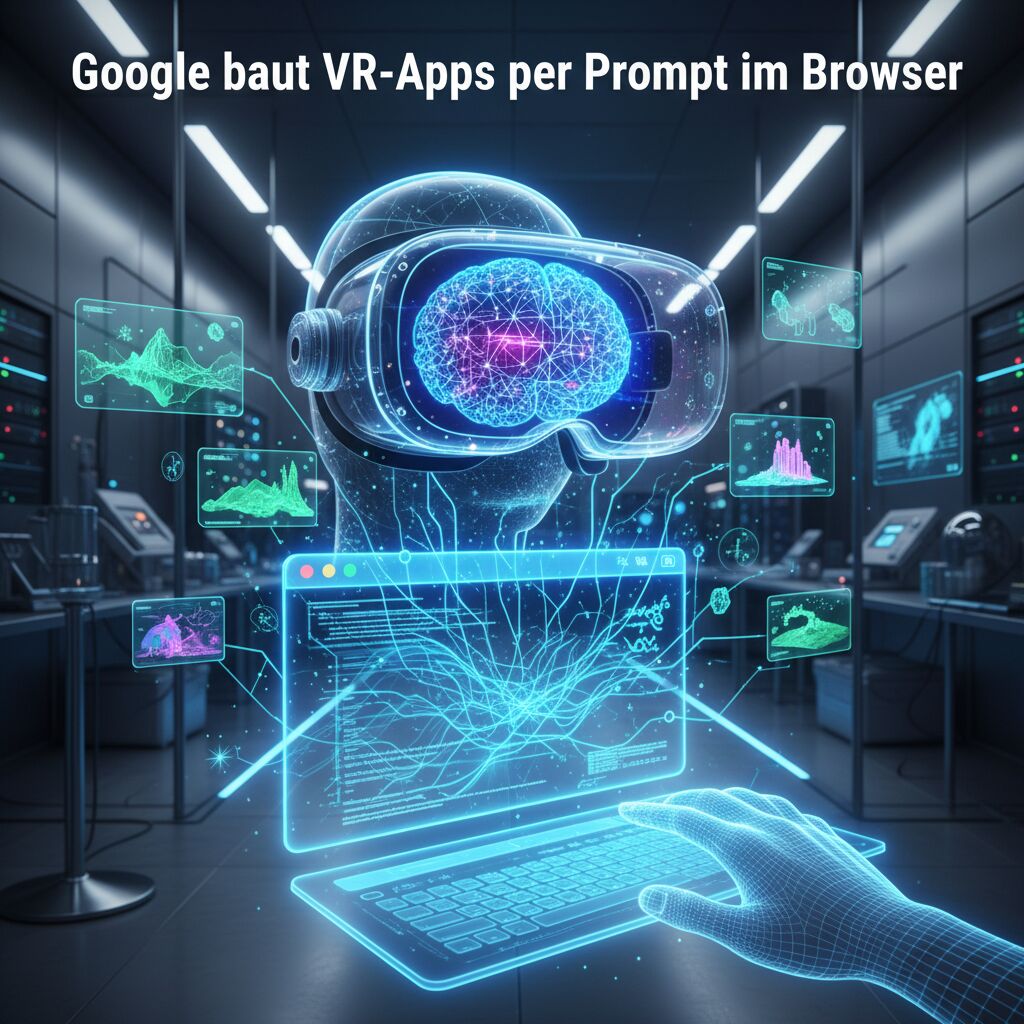 Google baut VR-Apps per Prompt im Browser