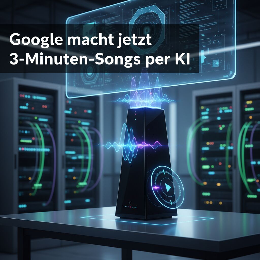 Google macht jetzt 3-Minuten-Songs per KI