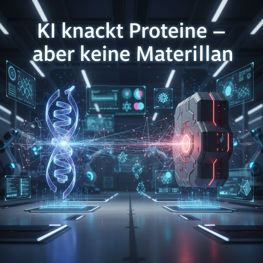 KI knackt Proteine — aber keine Materialien