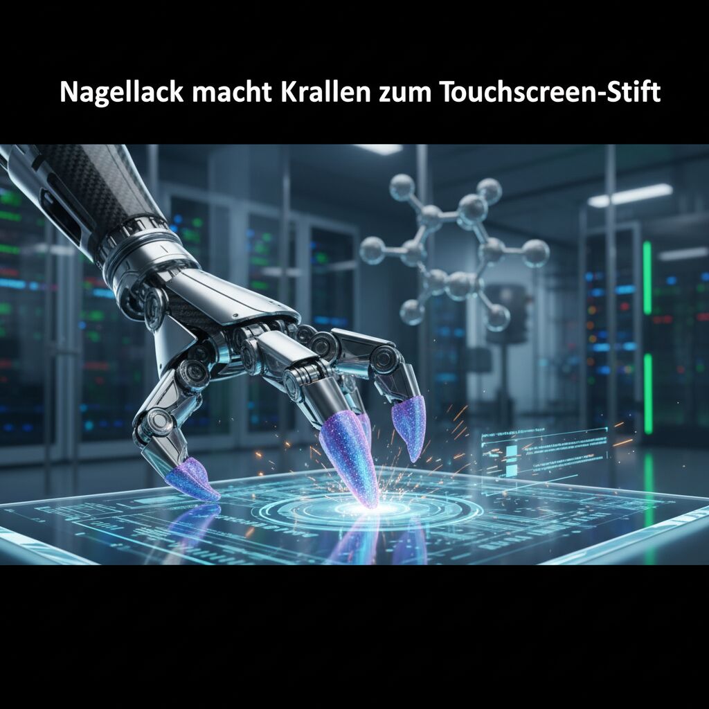Nagellack macht Krallen zum Touchscreen-Stift