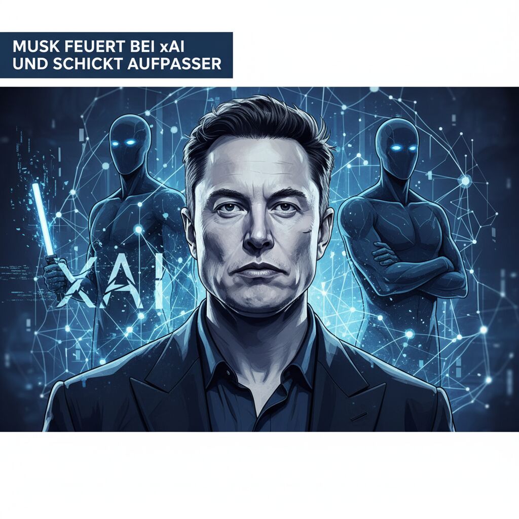 Musk feuert bei xAI und schickt Aufpasser