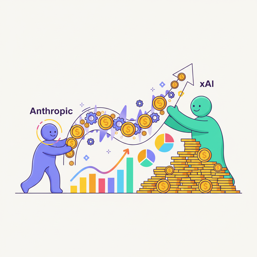 Anthropic überweist xAI 1,25 Milliarden — monatlich