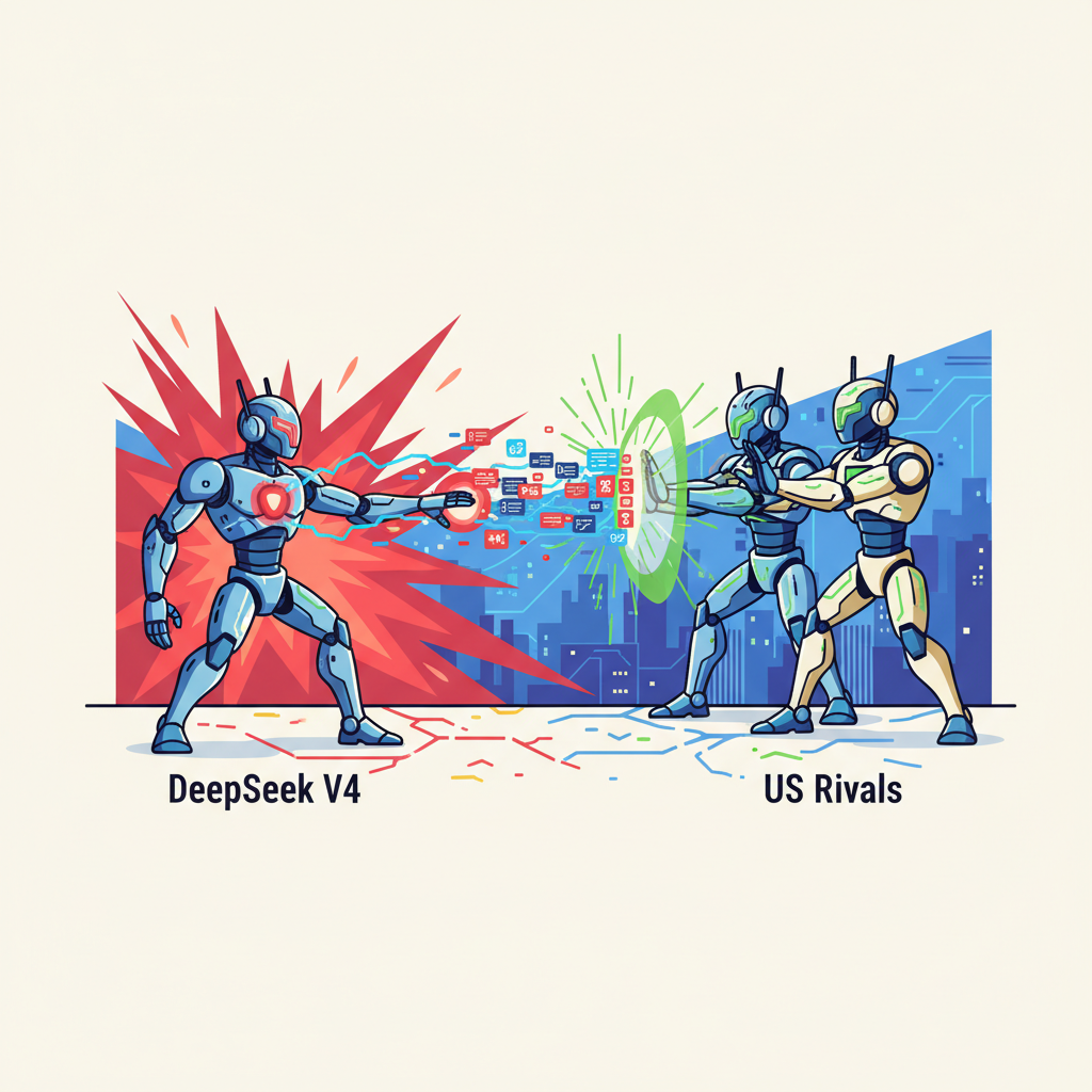 DeepSeek V4 fordert US-Rivalen zum Coding-Duell