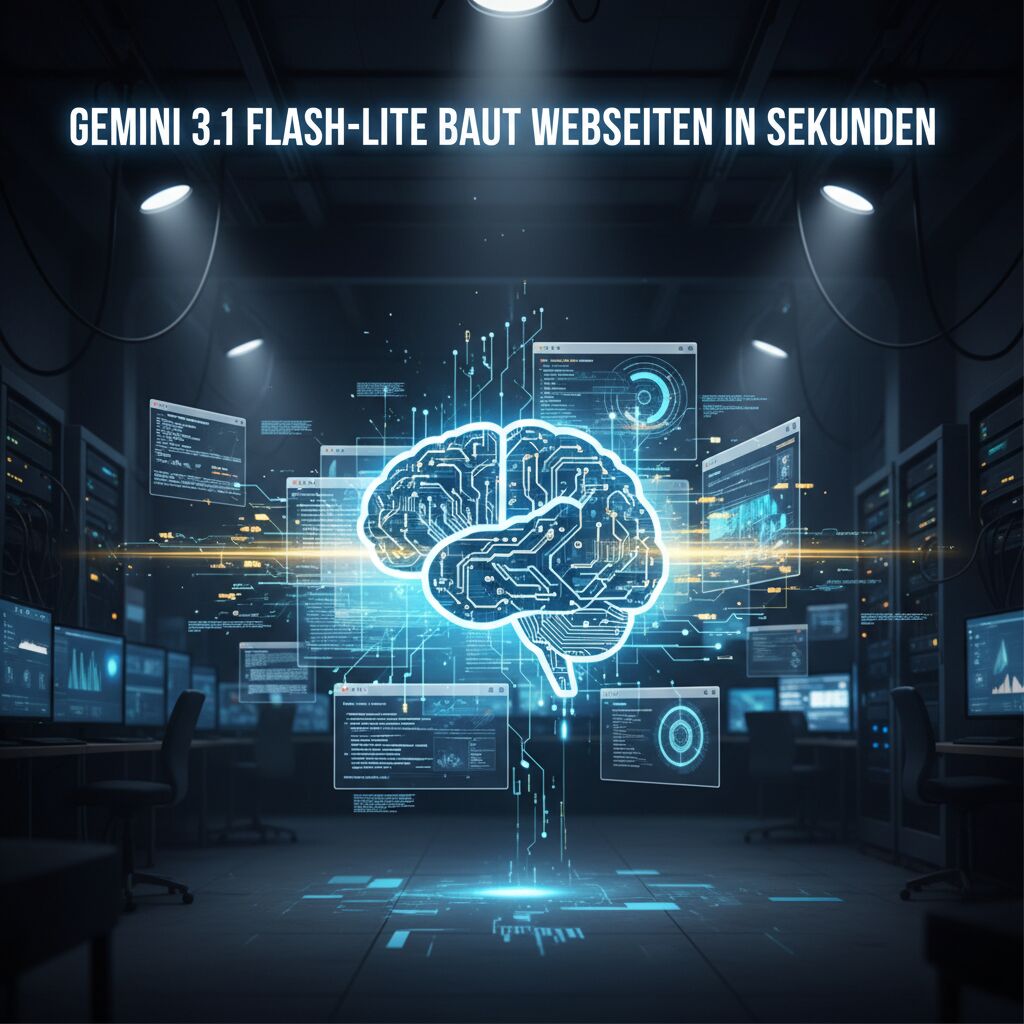 Gemini 3.1 Flash-Lite baut Webseiten in Sekunden