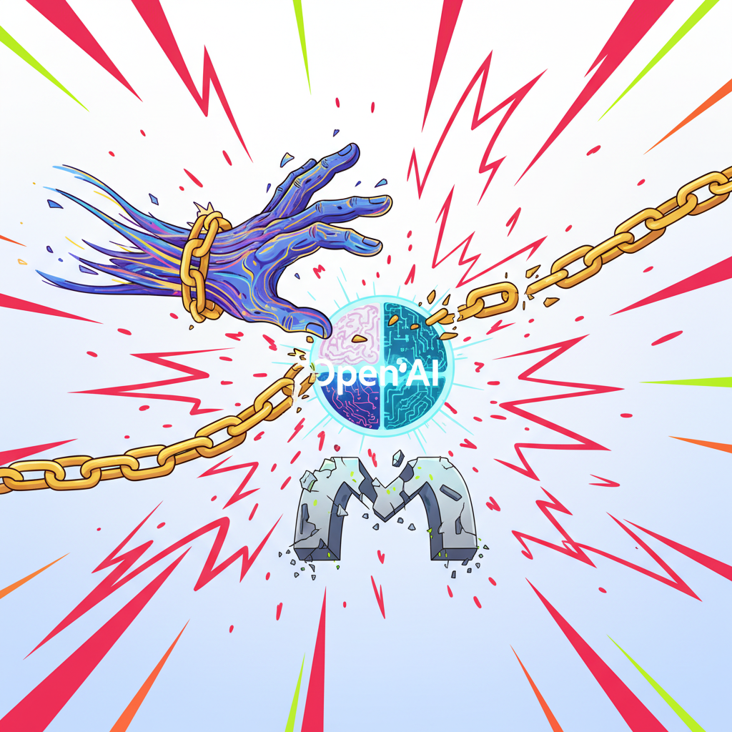 OpenAI sprengt Microsofts goldene Ketten