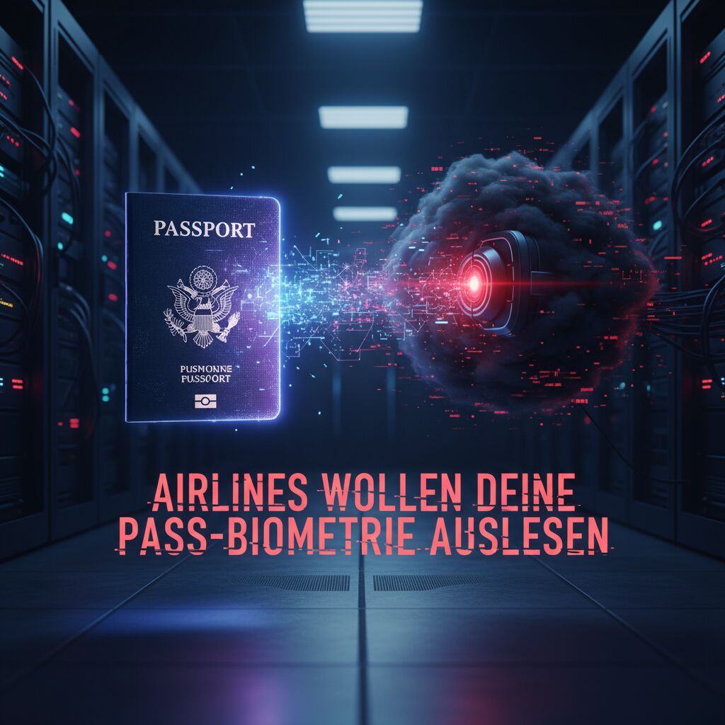 Airlines wollen deine Pass-Biometrie auslesen