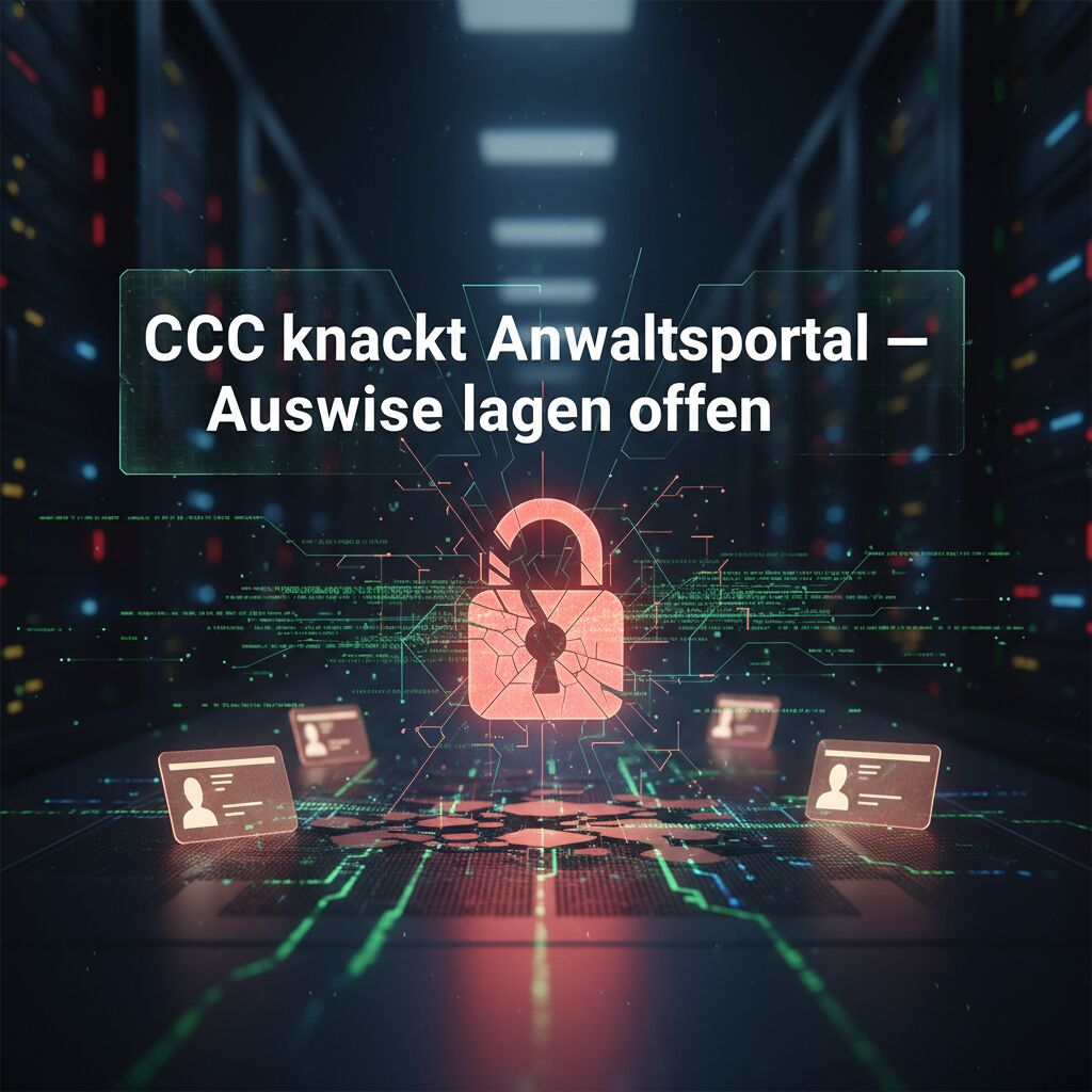 CCC knackt Anwaltsportal — Ausweise lagen offen