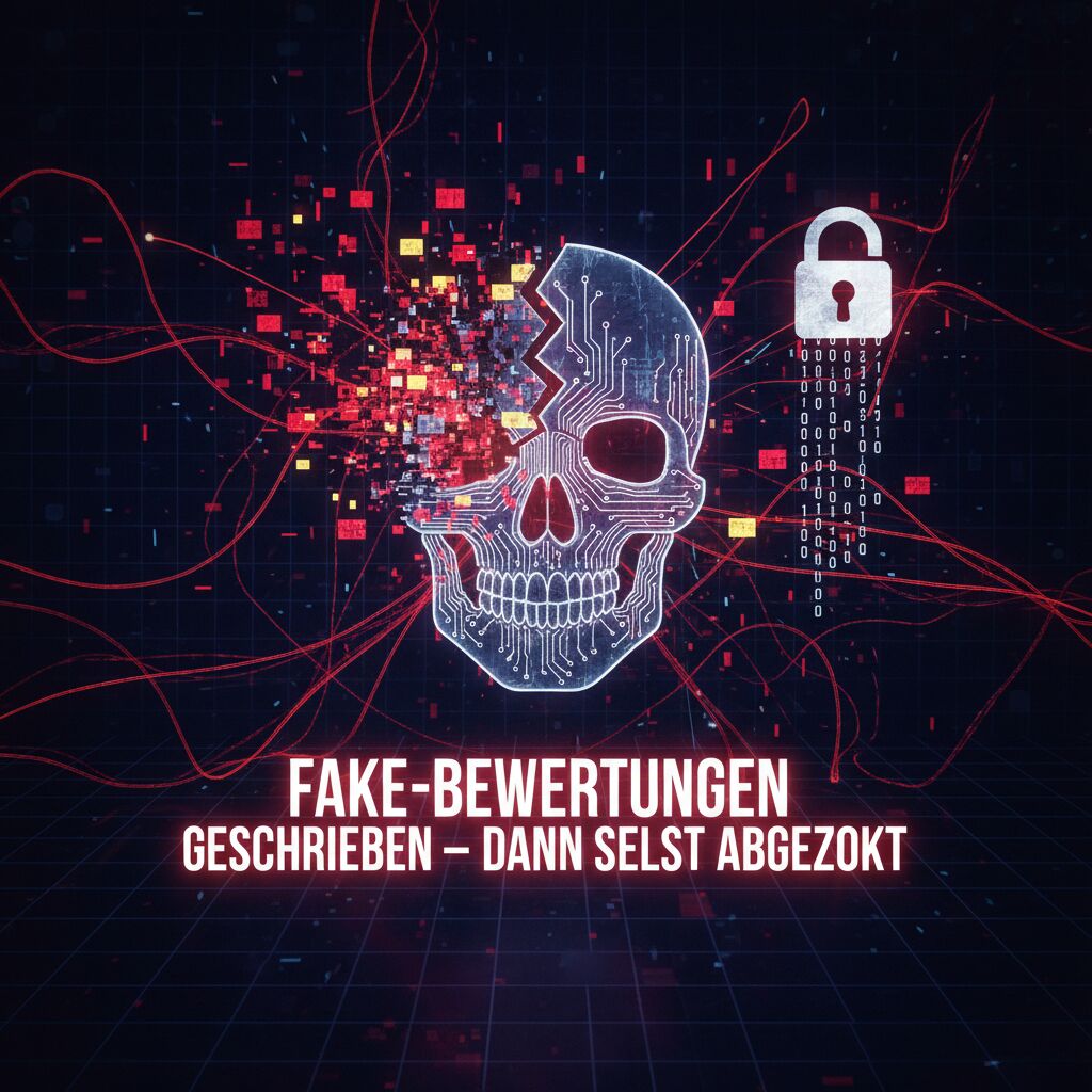 Fake-Bewertungen geschrieben — dann selbst abgezockt