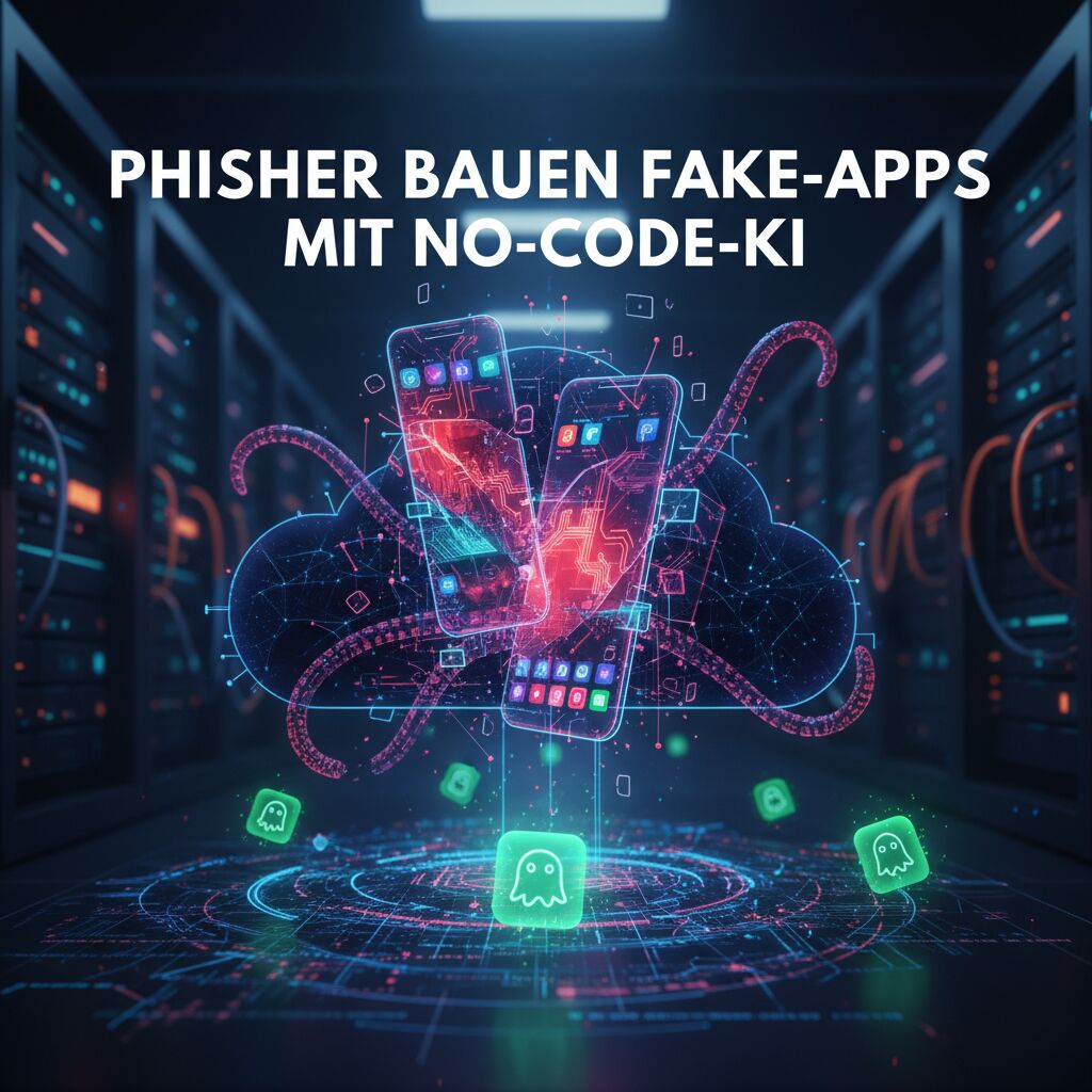 Phisher bauen Fake-Apps mit No-Code-KI
