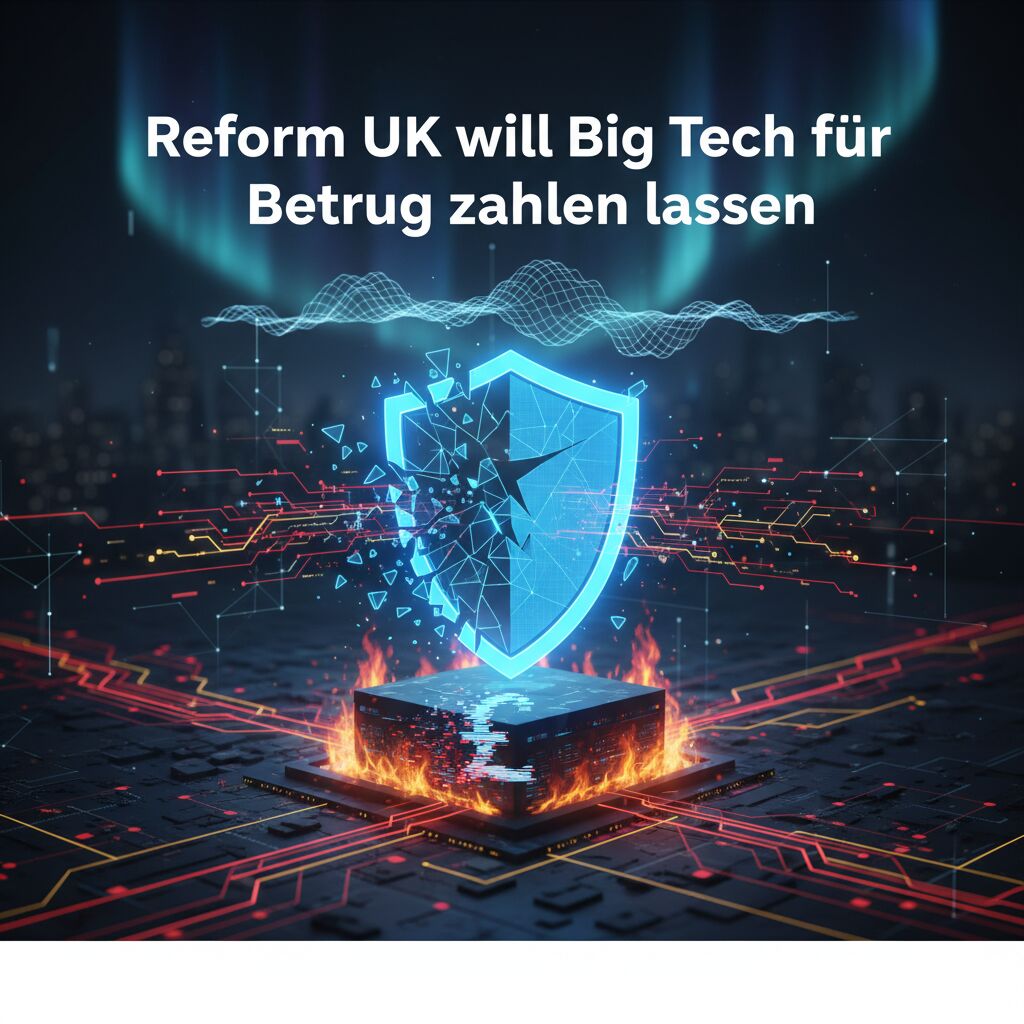 Reform UK will Big Tech für Betrug zahlen lassen