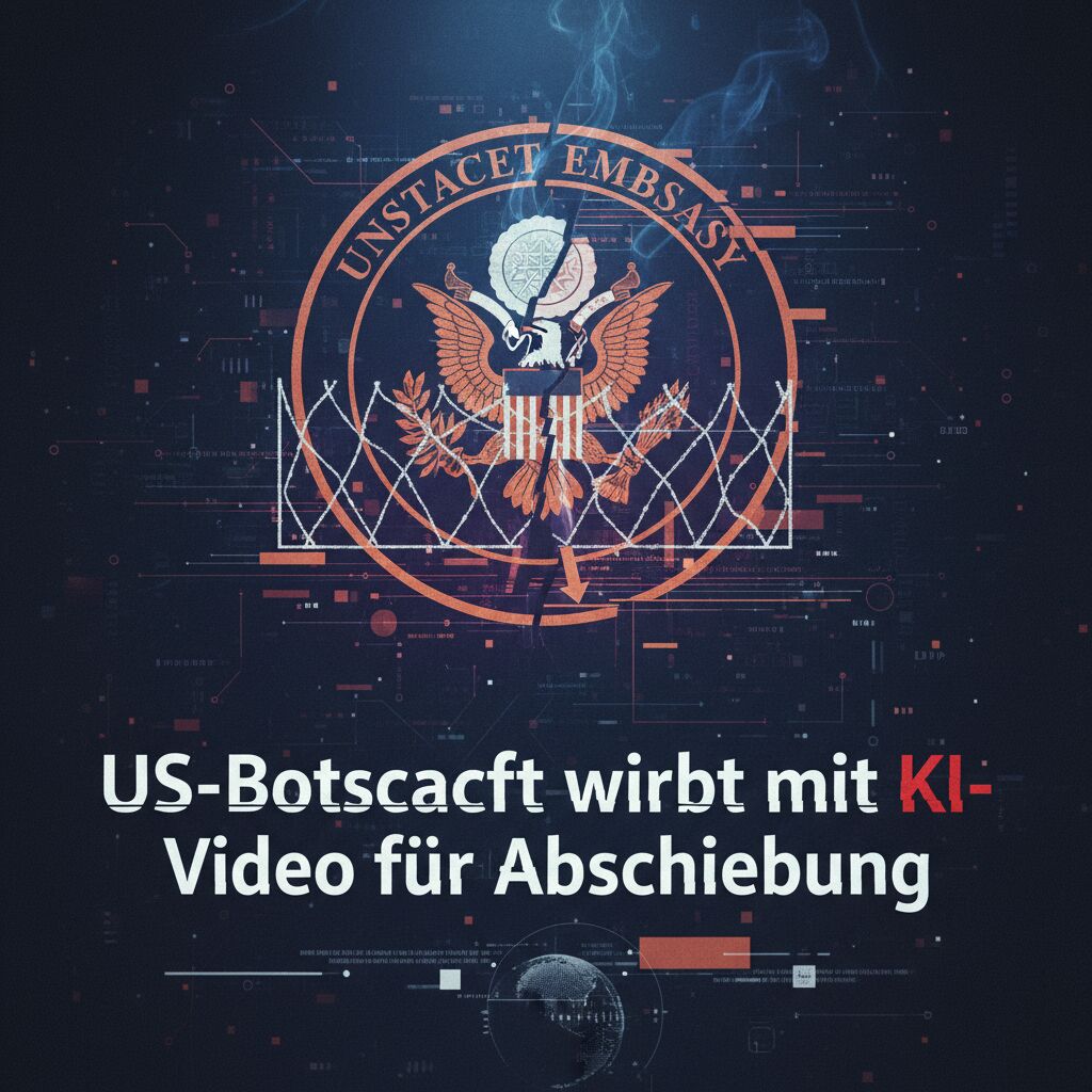 US-Botschaft wirbt mit KI-Video für Abschiebung