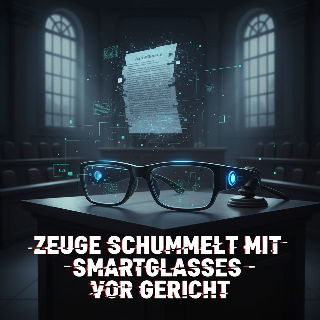 Zeuge schummelt mit Smartglasses vor Gericht