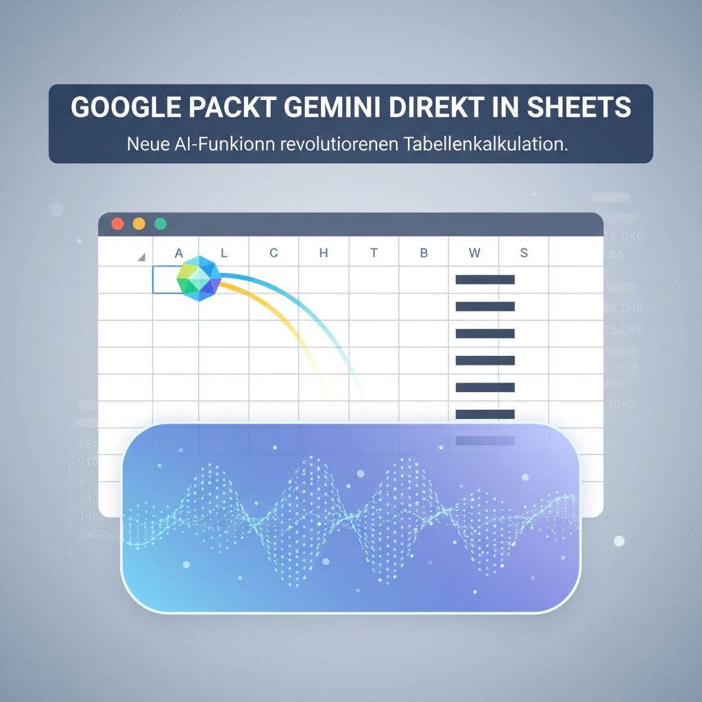 Google packt Gemini direkt in Sheets